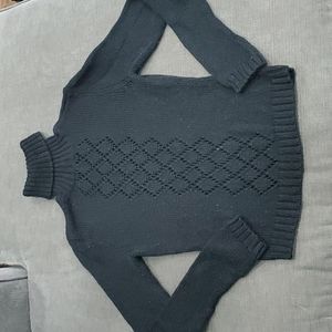 💥50% sale💥Kenneth Cole argyle knit turtleneck M #b731